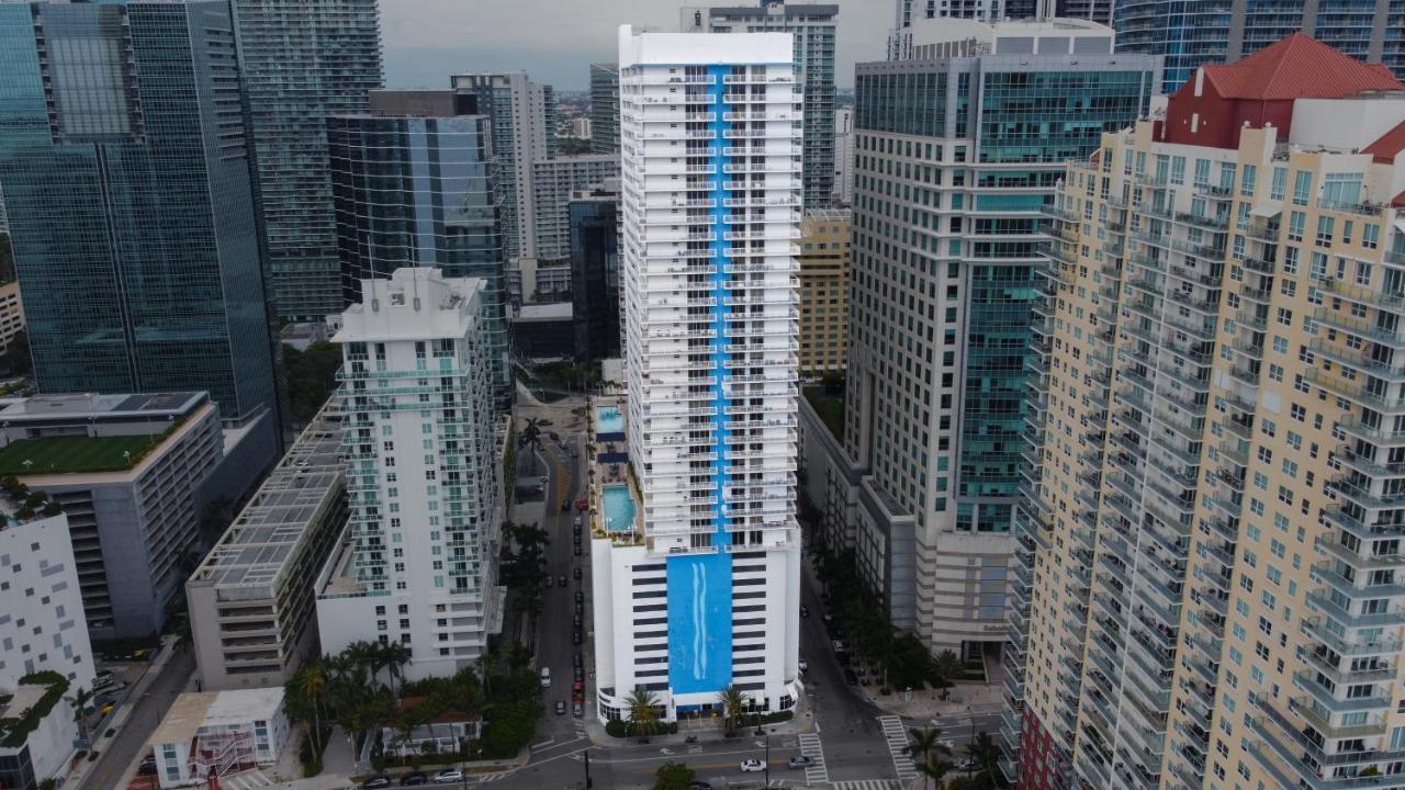 City & Sea View+Free Parking Modern Condo Miami Exterior foto