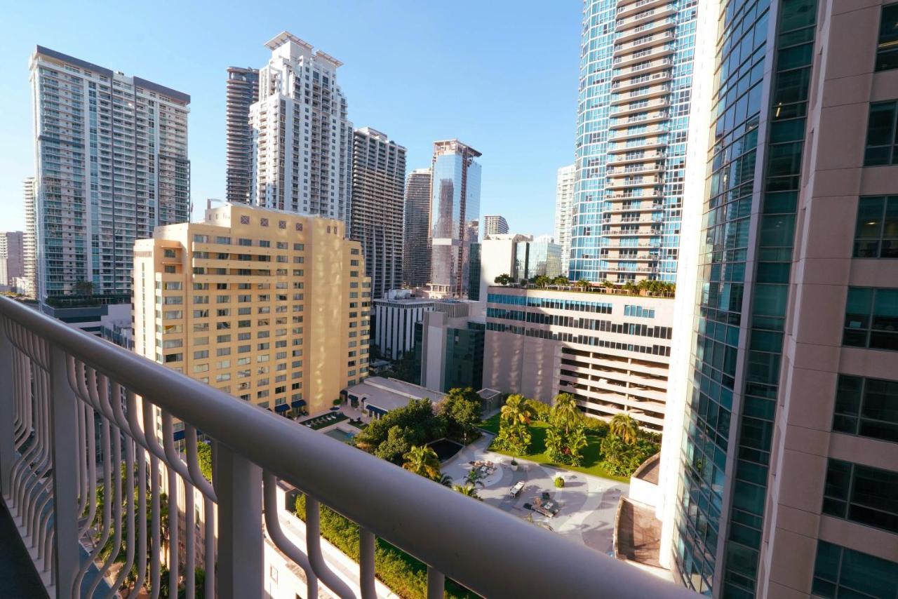 City & Sea View+Free Parking Modern Condo Miami Exterior foto