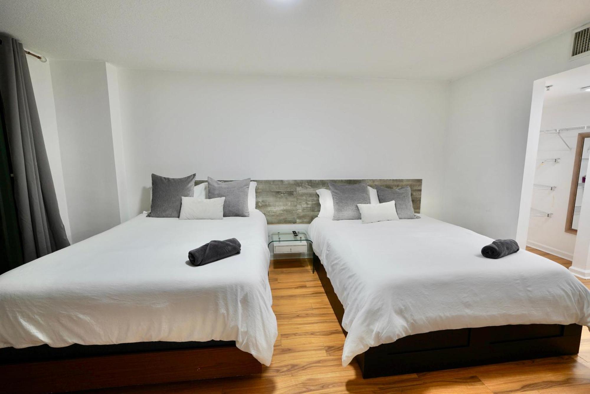City & Sea View+Free Parking Modern Condo Miami Exterior foto